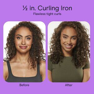 0.5” Conair Double Ceramic Curling Iron